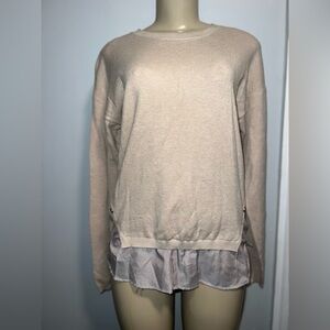 Love Tree Taupe Knit Sweater